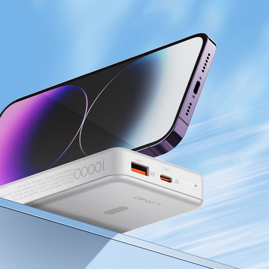 PQ16 Powerbank Magnetico Wireless 15W con Stand Invisibile - 10000mAh ldnio