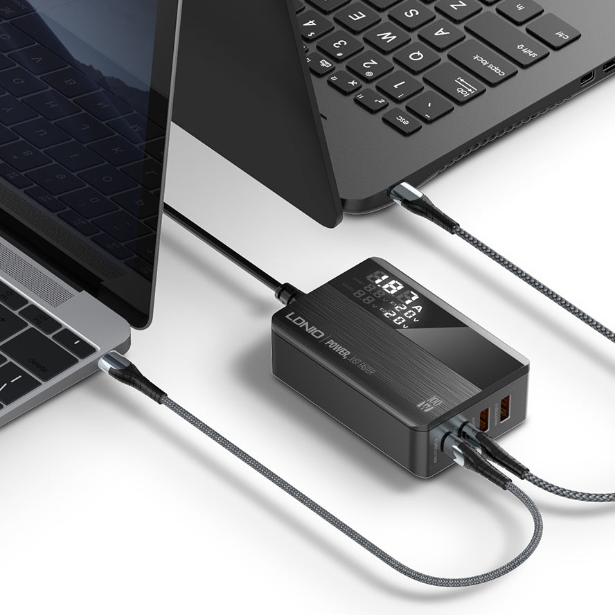 A4809C: Caricabatterie da Tavolo GaN da 100W