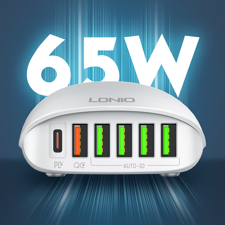 A6573C: Caricabatterie Super Veloce da 65W