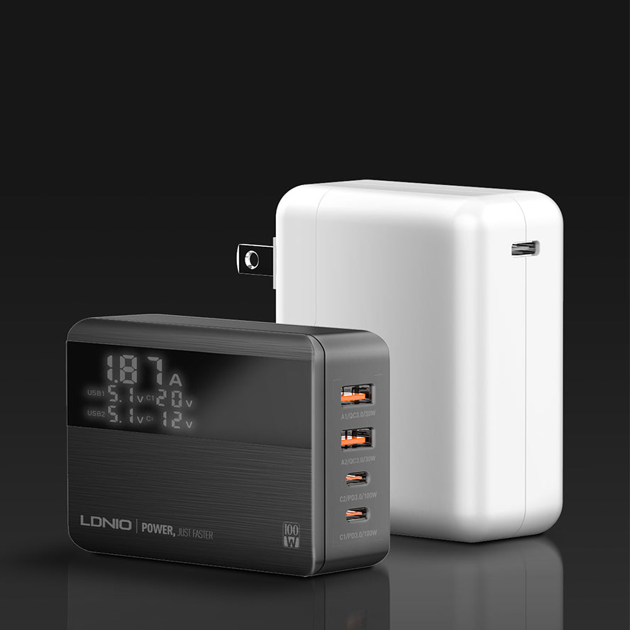 A4809C: Caricabatterie da Tavolo GaN da 100W