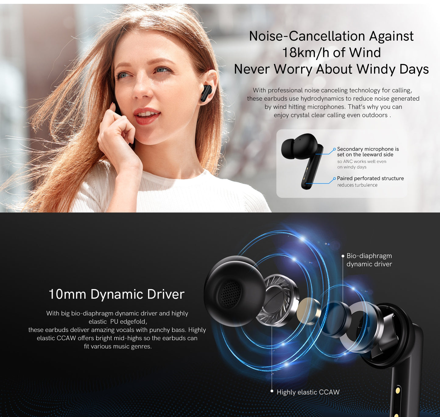 Cuffie wireless T13ANC