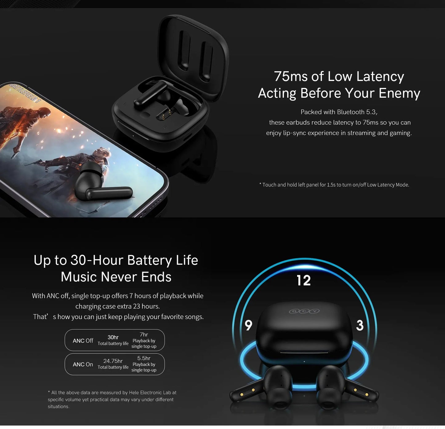 Cuffie wireless T13ANC QCY