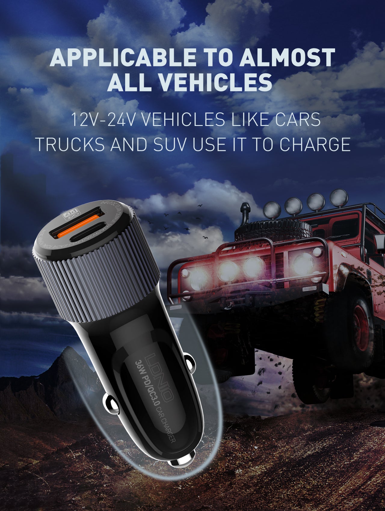 Caricabatterie per auto C503Q - C511Q