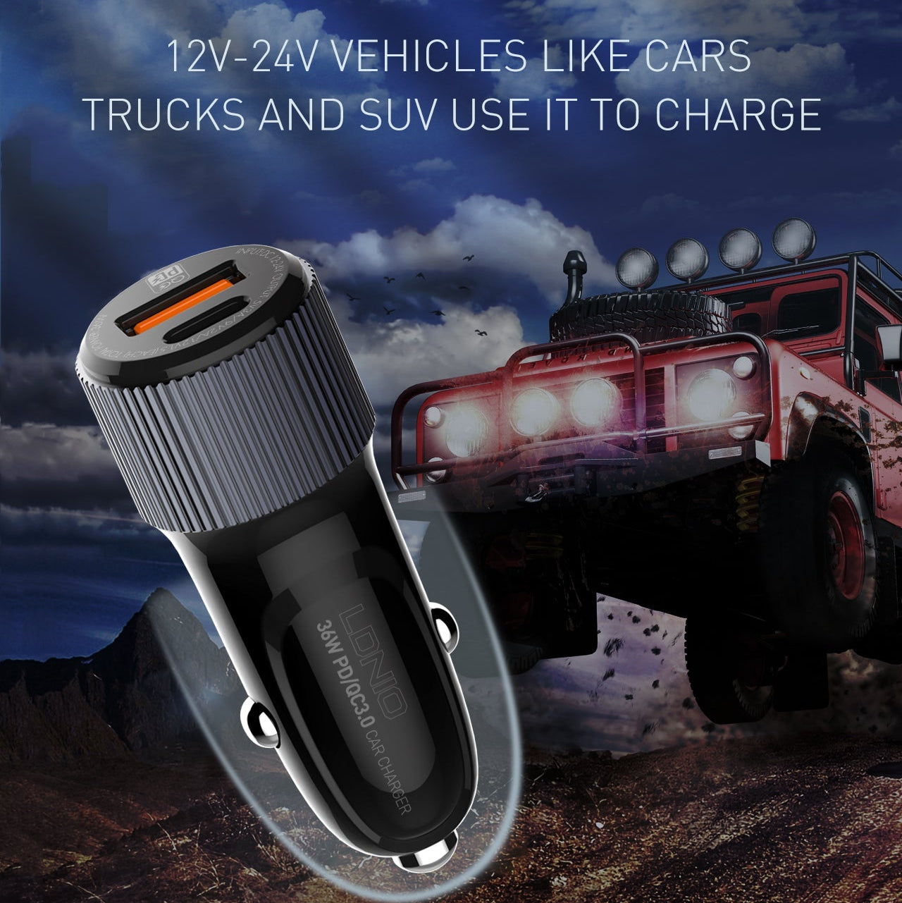 Caricabatterie per auto C503Q - C511Q ldnio