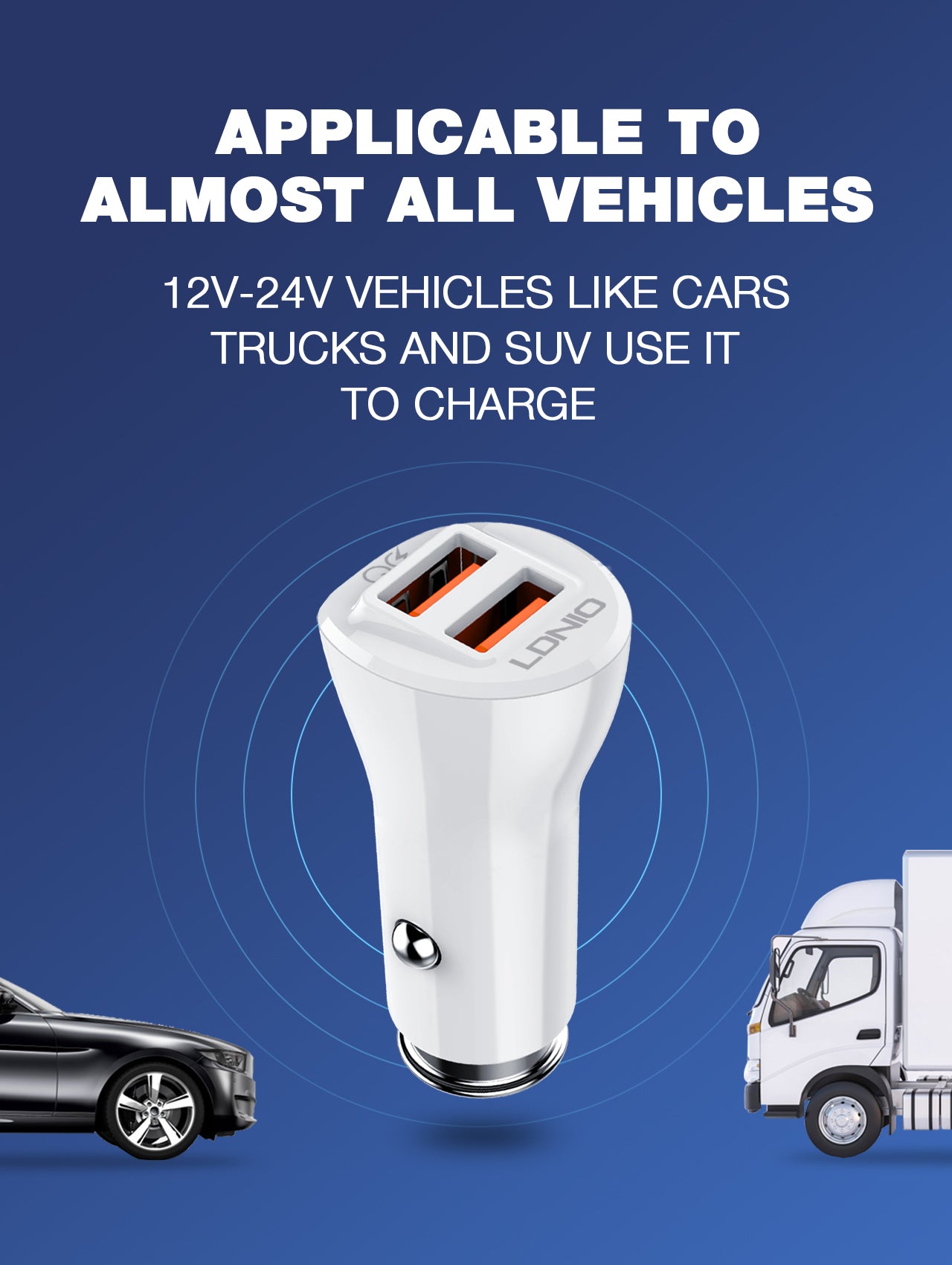 Caricabatterie per auto C503Q - C511Q