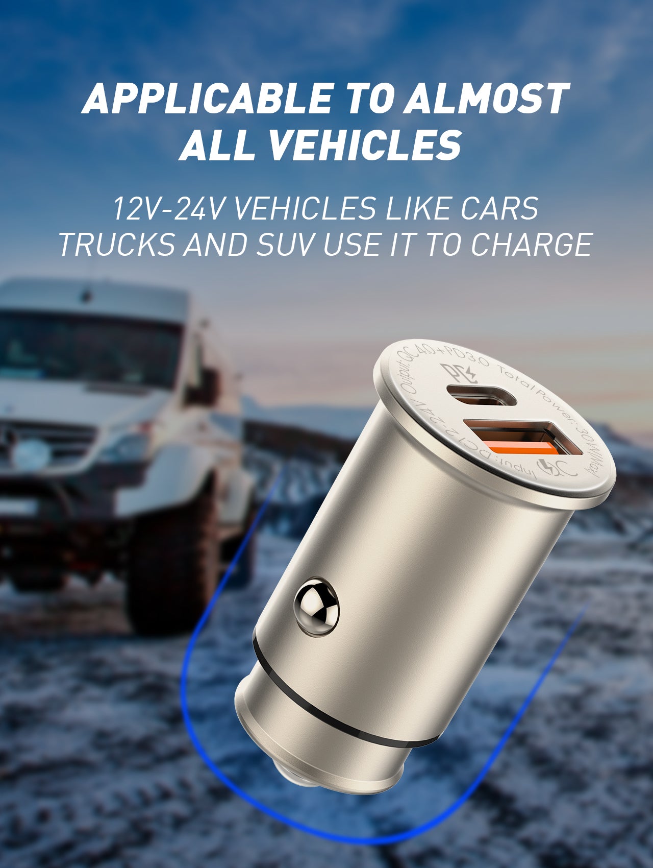 Caricabatterie per auto C503Q - C511Q