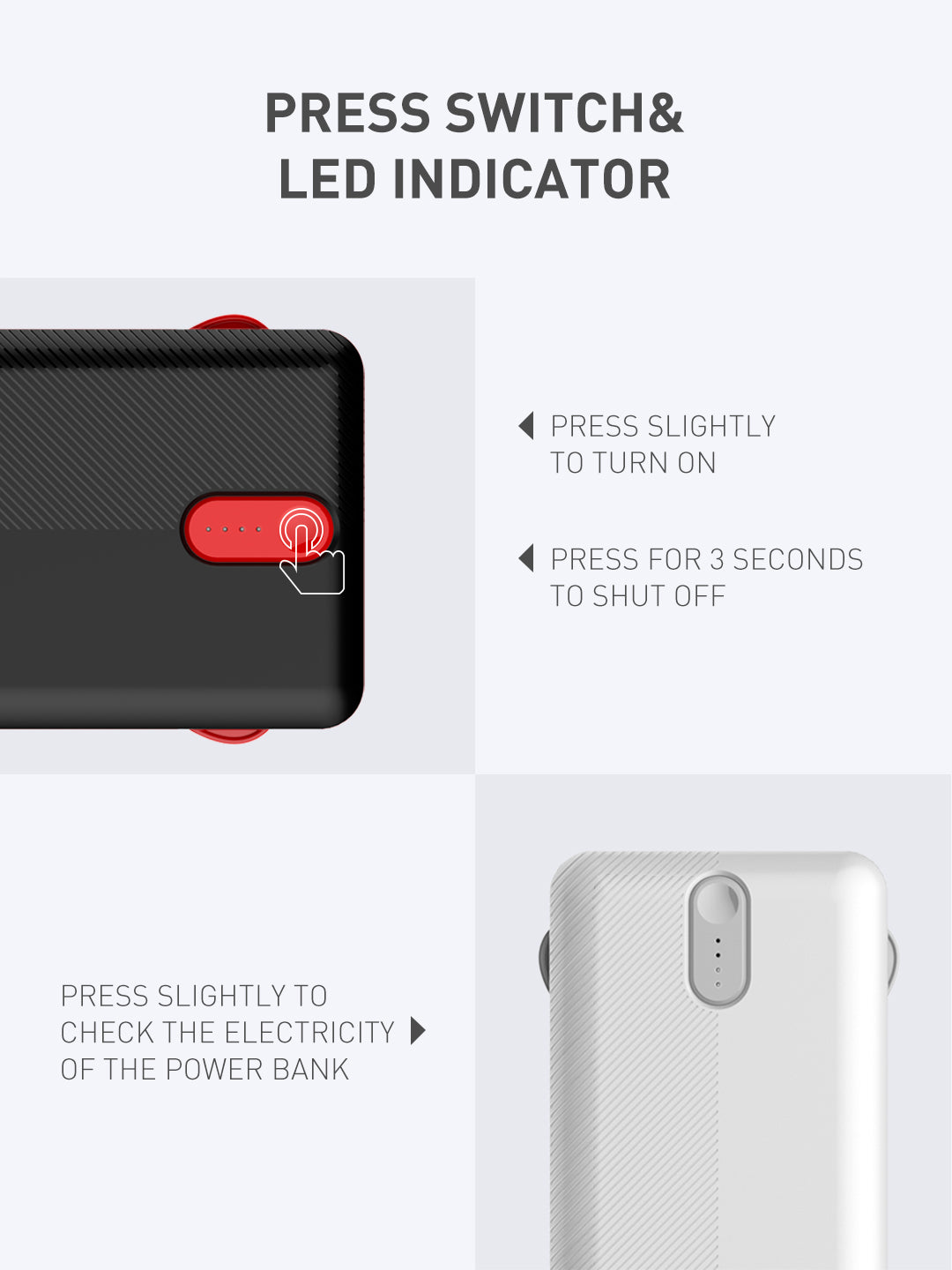 Power Bank PL2014: 20000mAh con cavo 3 in 1 integrato