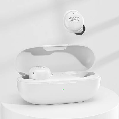 Kit Doppio Auricolari QCY — HT05 Nero + T17 Bianco · Lavoro & Quotidiano