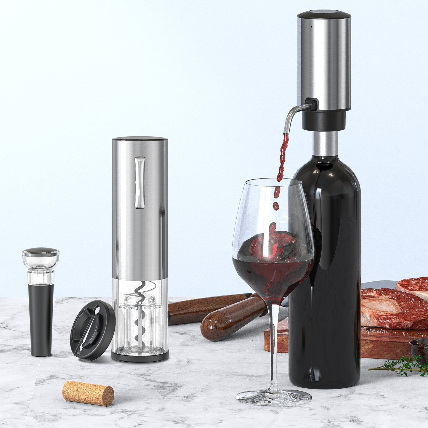 confezione regalo cavatappi elettrico