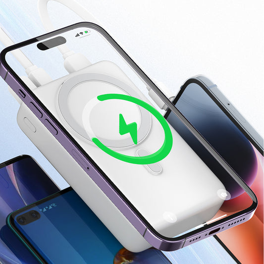 Power Bank PQ18: Ricarica wireless magnetica e rapida per i tuoi dispositivi