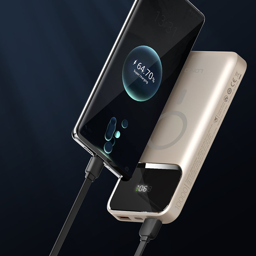 Power Bank PQ12: Ricarica wireless magnetica e potente per i tuoi dispositivi