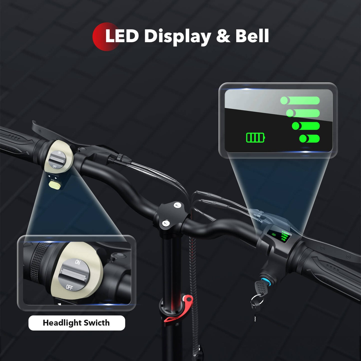 iScooter I12 Monopattino Elettrico Commuter 12" con Sella e Cestino 500W Motore Batteria 36V 7.5Ah