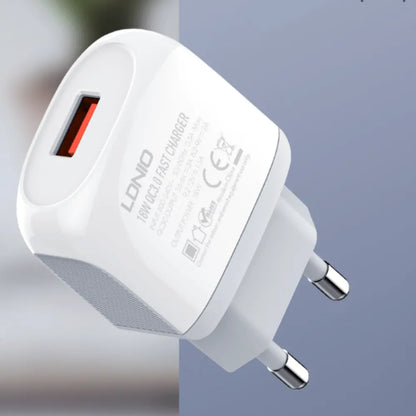Caricabatterie Quick Charge 3.0 con chip di sicurezza intelligente A1307Q