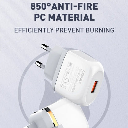 Caricabatterie Quick Charge 3.0 con chip di sicurezza intelligente A1307Q
