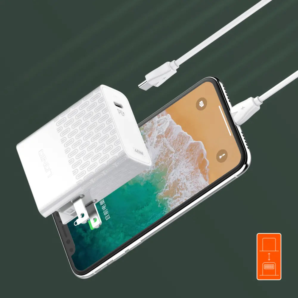 Caricabatterie USB-C 40W Power Delivery, potenza concentrata su una sola porta A1405C