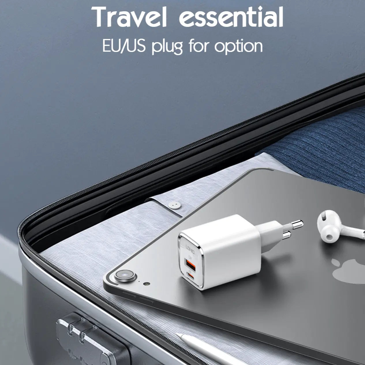 Caricabatterie doppia porta 30W, per iPhone e Android insieme A2317C