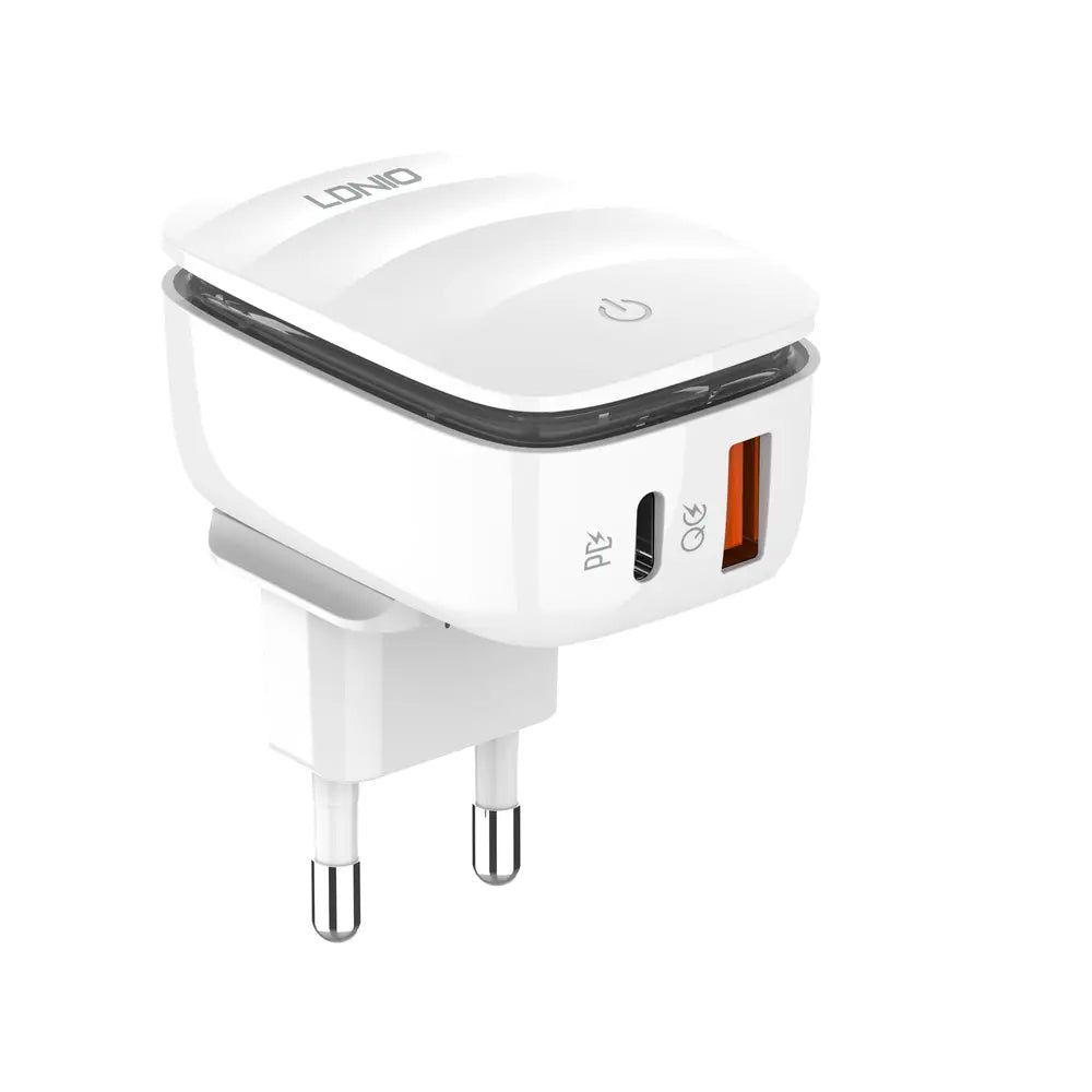 Caricabatterie 20W con lampada LED touch integrata A2425C