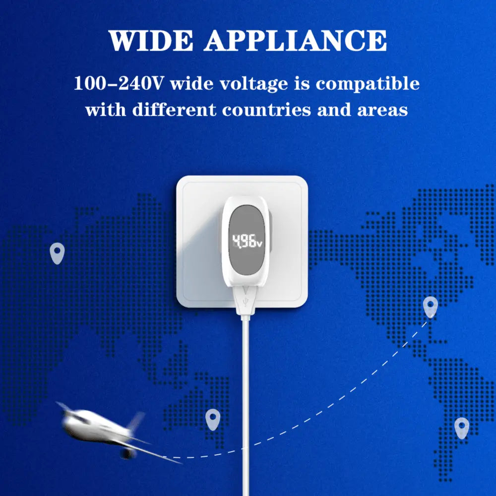 A2522C-Caricatore Dual Port 30W con Display LED