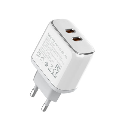 Caricabatterie Rapido 35W con Doppio USB-C