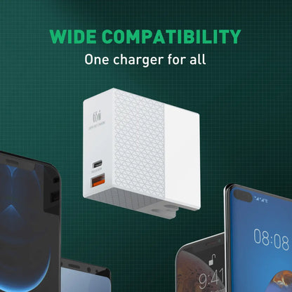 Caricabatterie 65W doppia porta, veloce anche per notebook A2620C