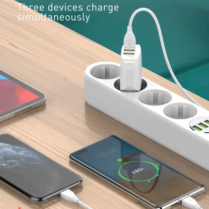 Kit QCY T13 Auricolari Wireless (Nero + Bianco) + Caricatore USB 3 Porte 17W – Offerta Speciale