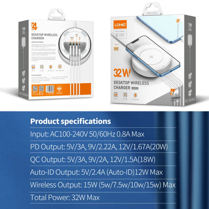 AW003 Caricatore Wireless Magnetico 15W USB-C per iPhone e Android