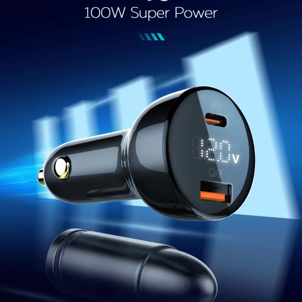 Caricabatterie da auto Super Fast, ricarica anche notebook dalla presa accendisigari C101 e C102