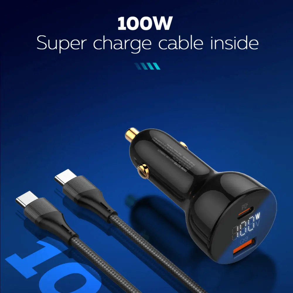 Caricabatterie da auto Super Fast, ricarica anche notebook dalla presa accendisigari C101 e C102