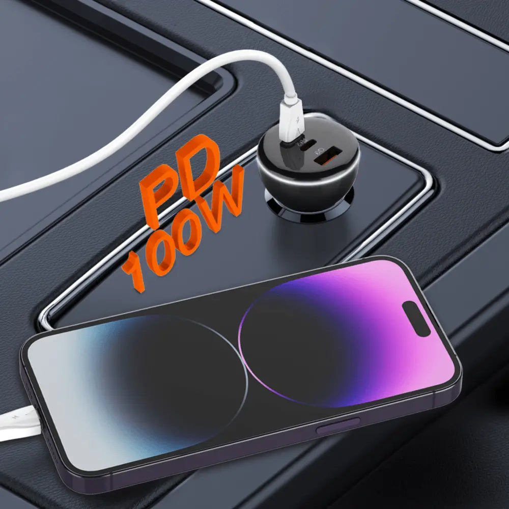 Caricabatterie da auto Super Fast, ricarica anche notebook dalla presa accendisigari C101 e C102