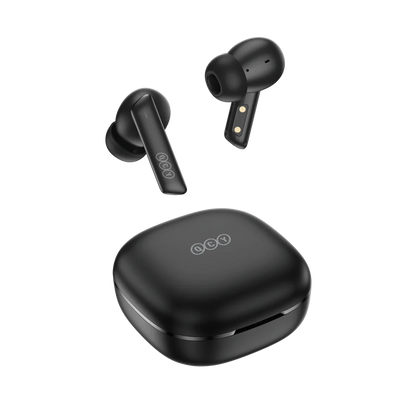 QCY HT05 MeloBuds ANC Auricolari Wireless Bluetooth 5.2 TWS con Cancellazione Attiva del Rumore, 6 Microfoni ENC, Impermeabili IPX5