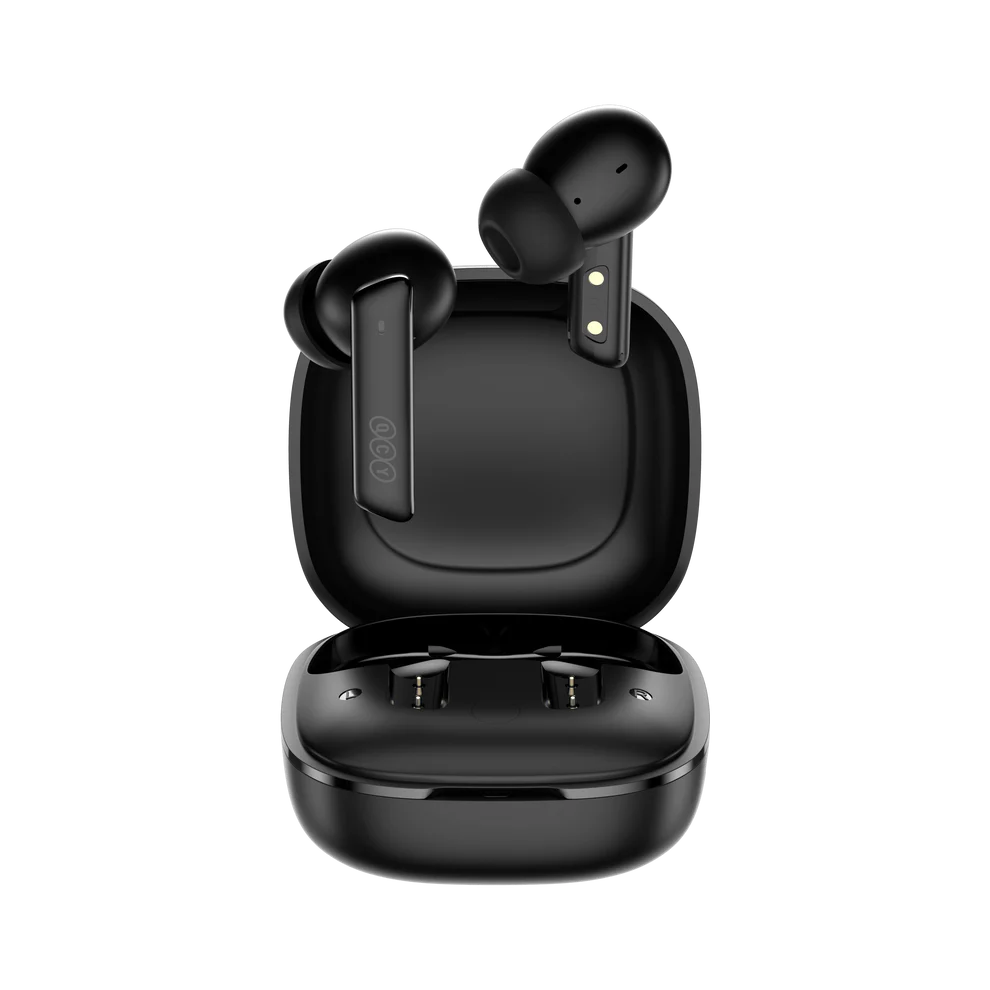 QCY HT05 MeloBuds ANC Auricolari Wireless Bluetooth 5.2 TWS con Cancellazione Attiva del Rumore, 6 Microfoni ENC, Impermeabili IPX5