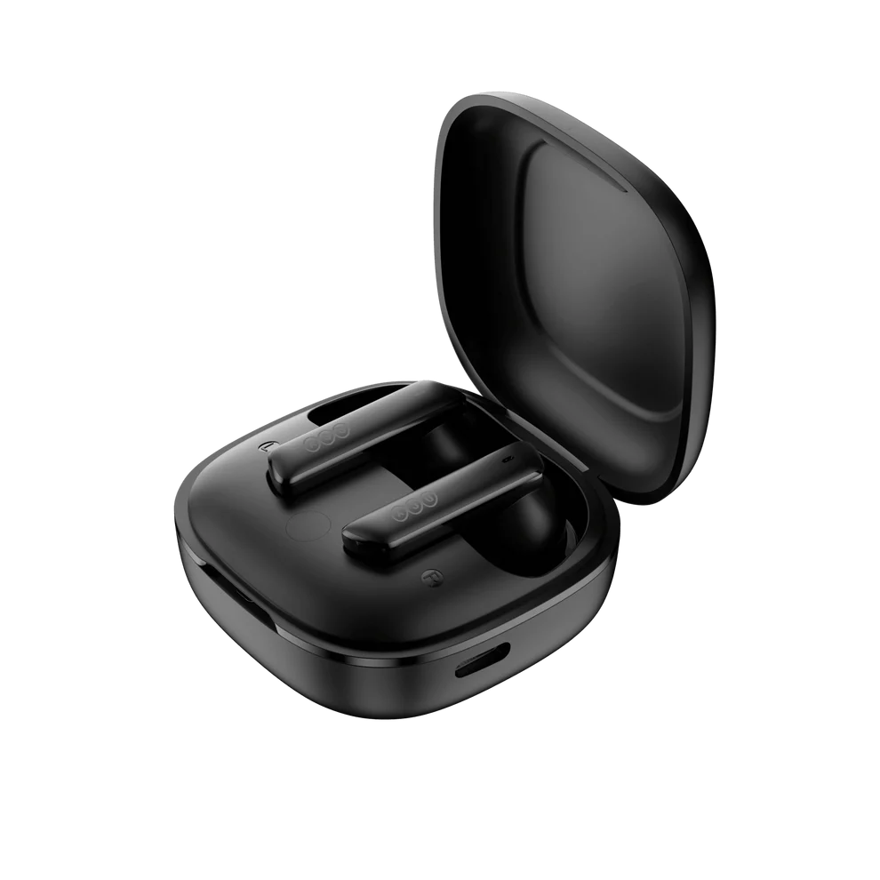 QCY HT05 MeloBuds ANC Auricolari Wireless Bluetooth 5.2 TWS con Cancellazione Attiva del Rumore, 6 Microfoni ENC, Impermeabili IPX5