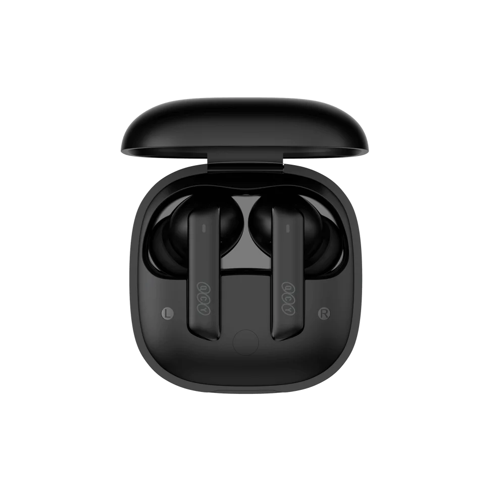 QCY HT05 MeloBuds ANC Auricolari Wireless Bluetooth 5.2 TWS con Cancellazione Attiva del Rumore, 6 Microfoni ENC, Impermeabili IPX5