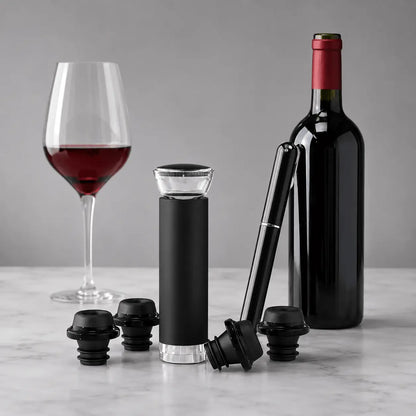 Accessori Vino — Apribottiglie, Pompa Sottovuoto e Versatori