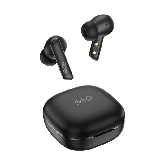 QCY HT05 MeloBuds ANC Auricolari Wireless Bluetooth 5.2 TWS con Cancellazione Attiva del Rumore, 6 Microfoni ENC, Impermeabili IPX5