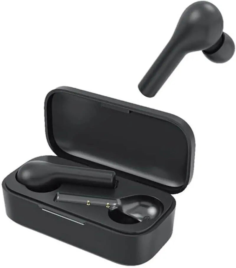 QCY T5 Auricolari Wireless Bluetooth 5.0 TWS con Custodia di Ricarica, Fino a 25 Ore di Autonomia, Microfono HD