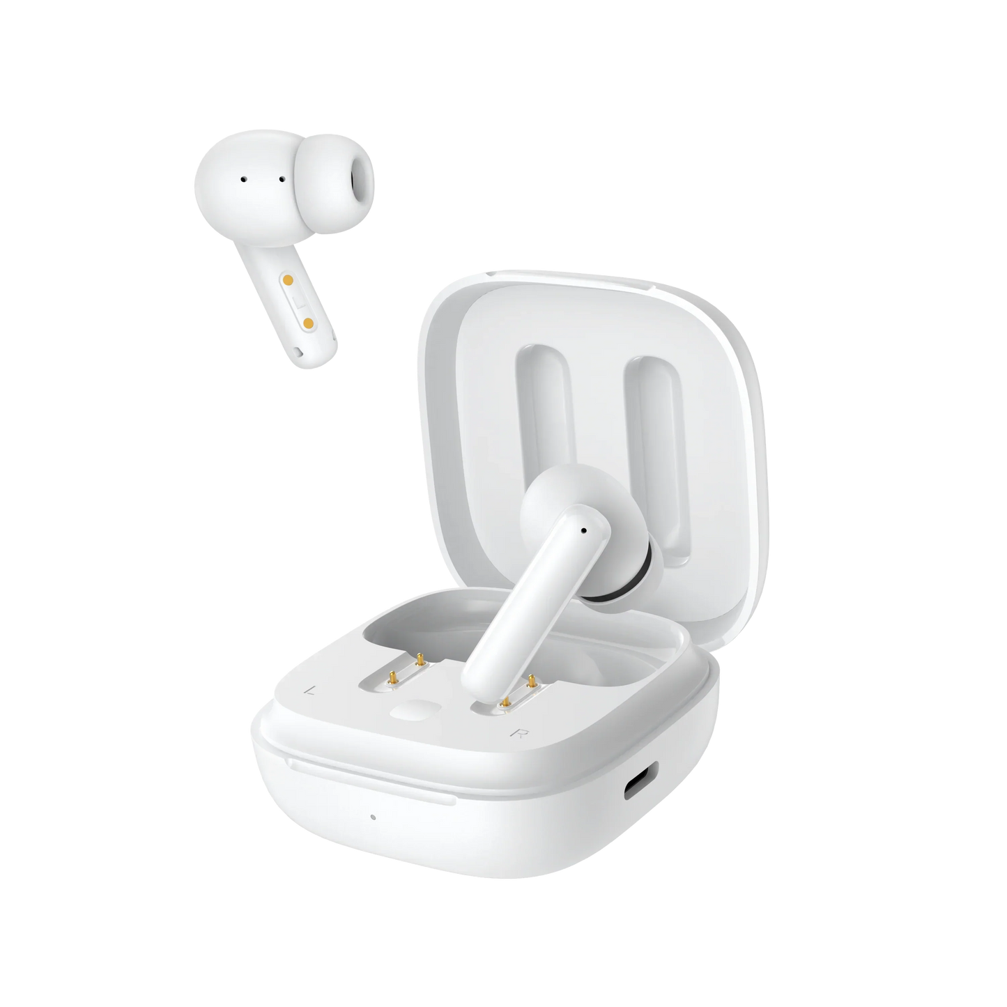 QCY HT06 T13 ANC Auricolari Wireless Bluetooth 5.3 TWS con Cancellazione Attiva del Rumore fino a 30 dB, Driver Dinamico da 10 mm, 4 Microfoni ENC, Fino a 30 Ore di Autonomia