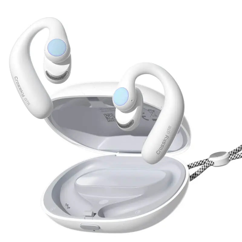 QCY T15 Crossky GTR Auricolari Open-Ear Wireless Bluetooth 5.3 TWS per Sport, Ganci Ergonomici, Controllo Touch, Impermeabili IPX5, Fino a 24 Ore di Autonomia