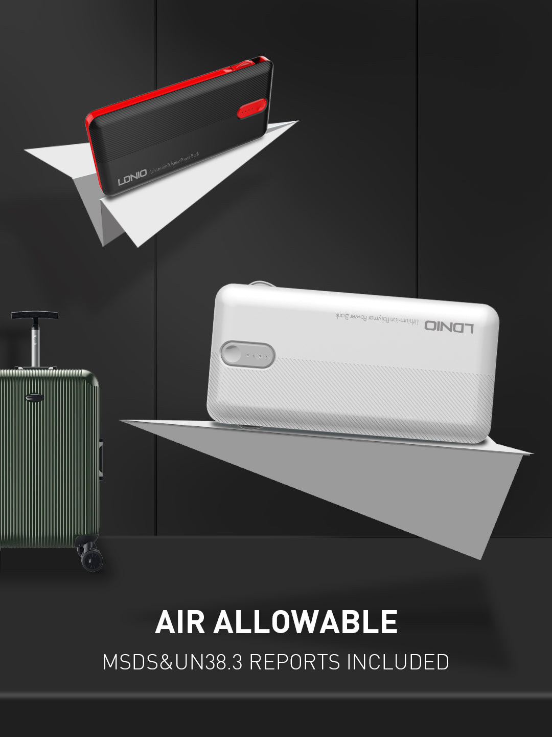 Power Bank PL2014: 20000mAh con cavo 3 in 1 integrato