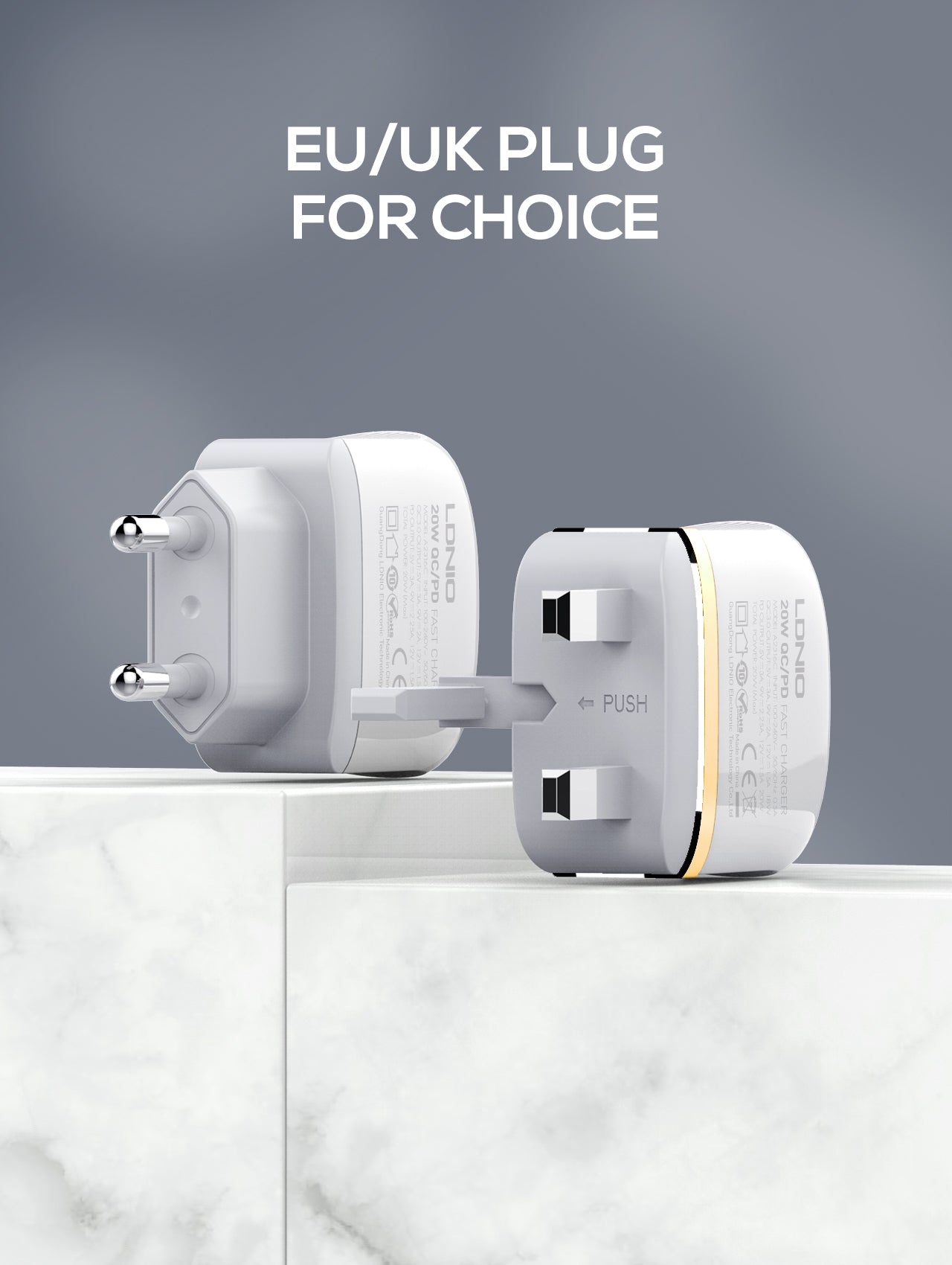 Caricabatterie da Muro QC3.0 20W