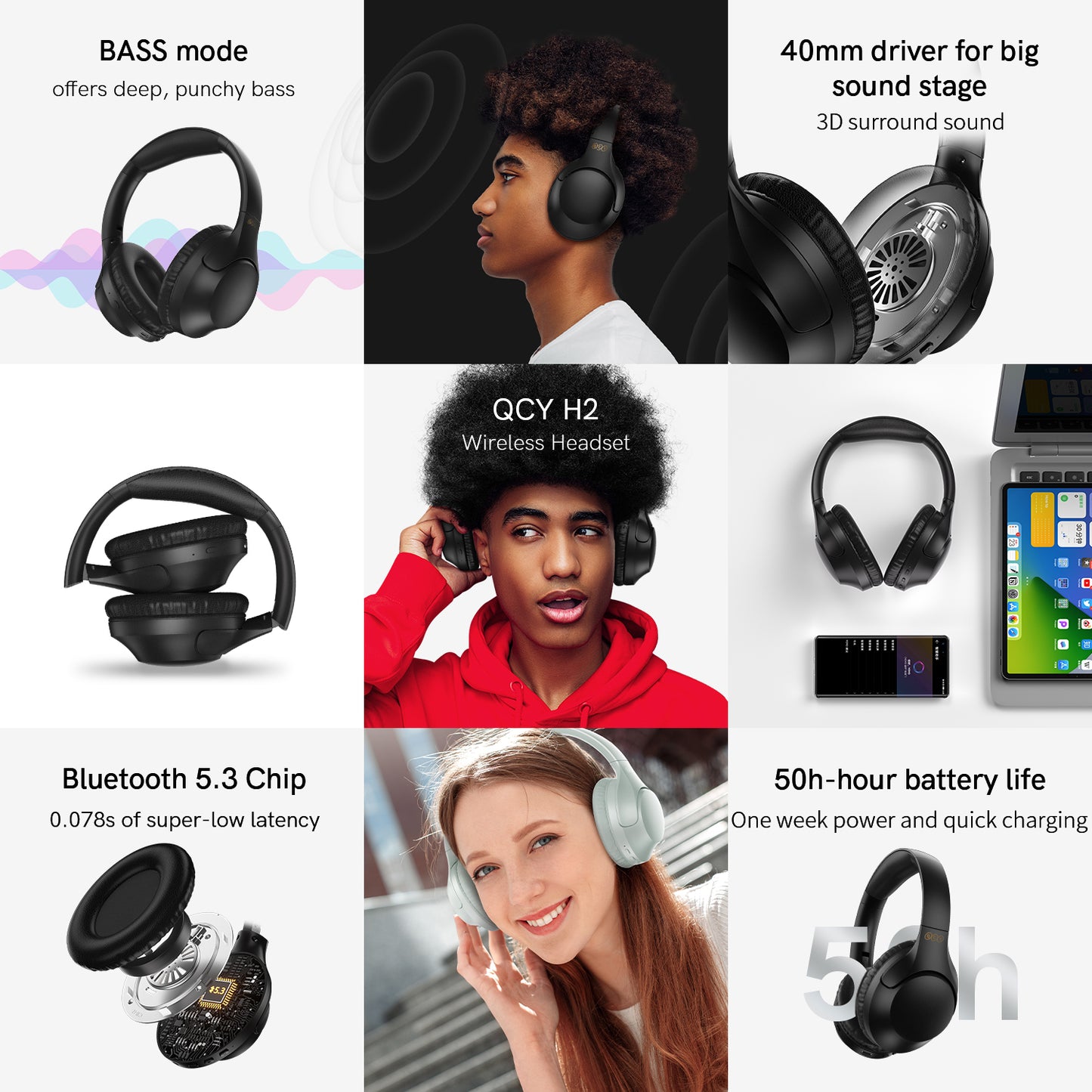Cuffie wireless H2